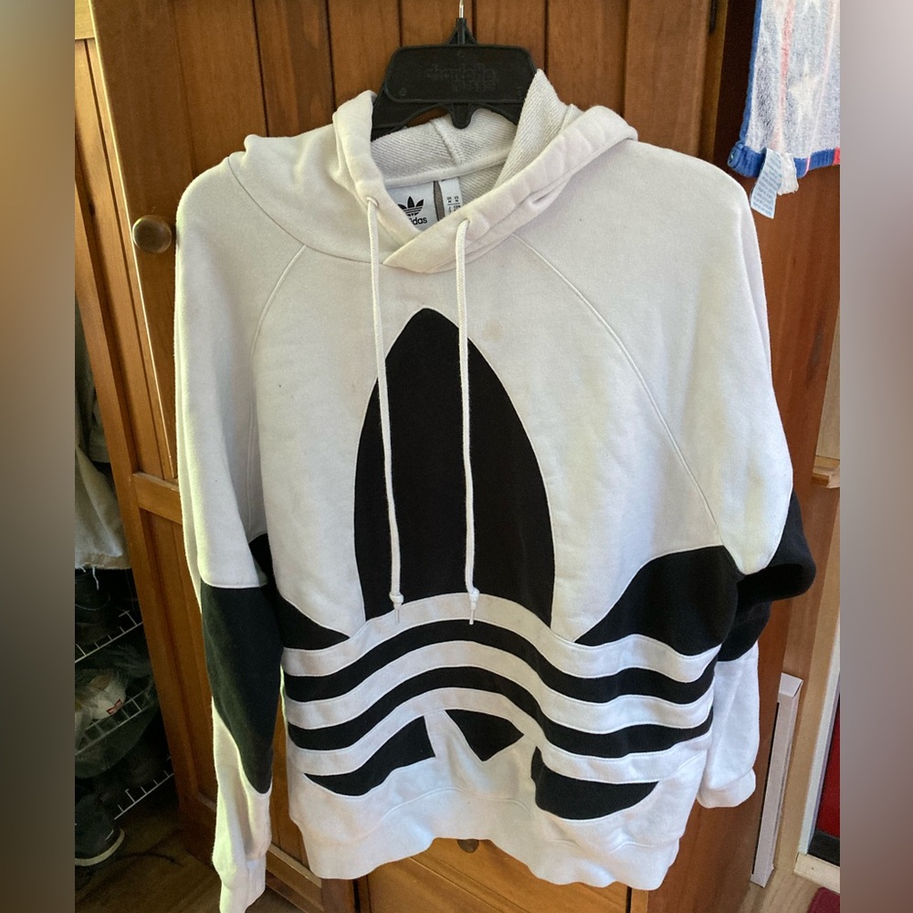 adidas Originals Men's Big Trefoil Hoodie Sweatshirt